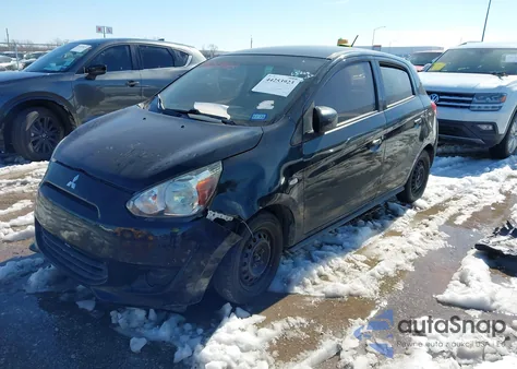 2015 Mitsubishi Mirage De from USA, damaged, VIN ML32A3HJ8FH033359
